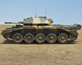 十字軍坦克 (Mk III) 3D模型 侧视图