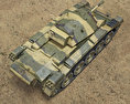 十字軍坦克 (Mk III) 3D模型 顶视图