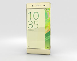 Sony Xperia XA Lime Gold 3Dモデル