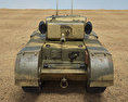 Churchill Tank Mk IV 3d model front view