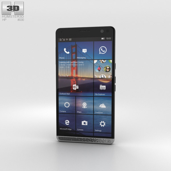 HP Elite x3 Black 3D model