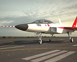Mitsubishi ATD-X Shinshin Modello 3D