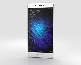 Xiaomi Mi 5 Weiß 3D-Modell