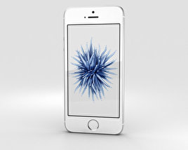 Apple iPhone SE Silver Modello 3D