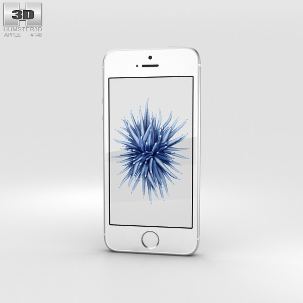 Apple iPhone SE Silver 3D model