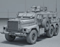 Cougar HE Infantry Mobility Vehicle 3D模型 wire render