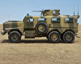 Cougar HE Infantry Mobility Vehicle Modello 3D vista laterale