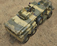 Cougar HE Infantry Mobility Vehicle 3D模型 顶视图