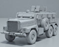 Cougar HE Infantry Mobility Vehicle 3Dモデル clay render