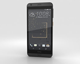 HTC Desire 530 Gray Splash 3D 모델 