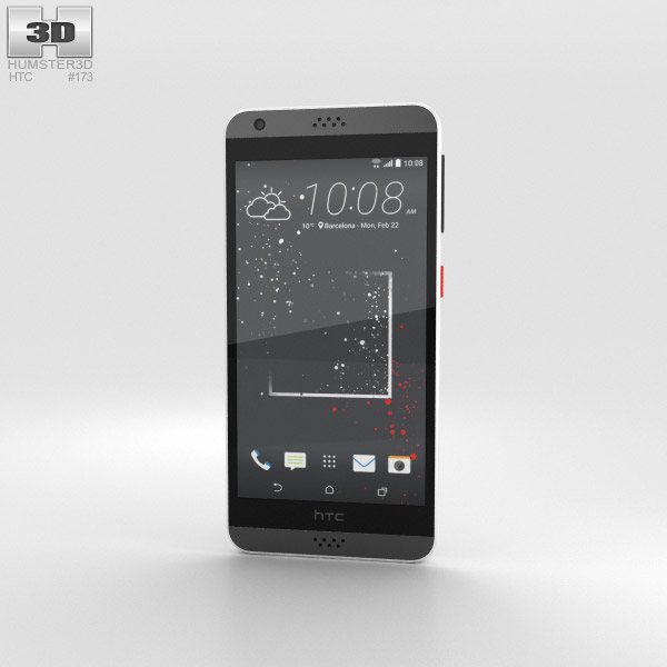 HTC Desire 530 White 3D модель