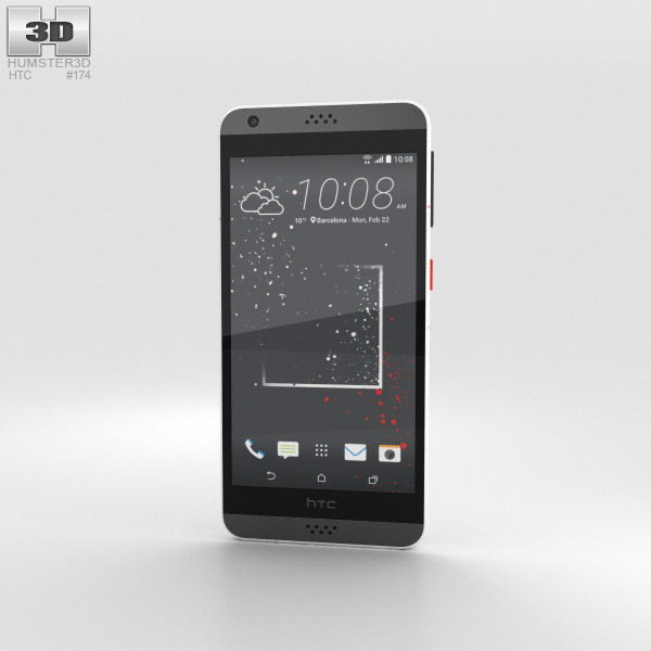 HTC Desire 530 White Splash Modèle 3D