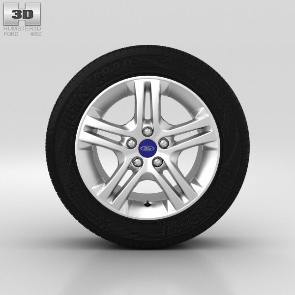 Ford Galaxy Rueda de 16 pulgadas 003 Modelo 3D