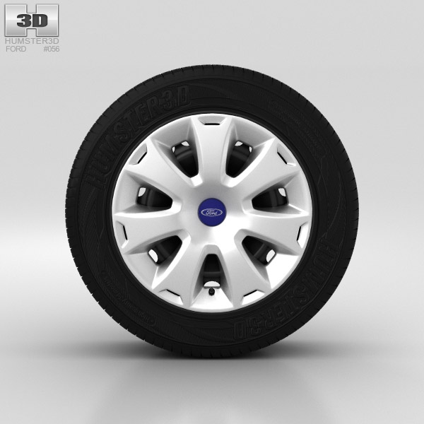 Ford Grand C Max Wheel 16 inch 001 3D model