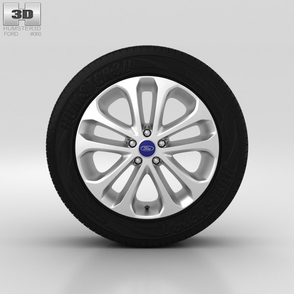 Ford Grand C Max Wheel 17 inch 001 3D model
