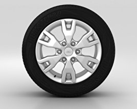 Ford Ranger Колесо 18 дюймів 001 3D модель