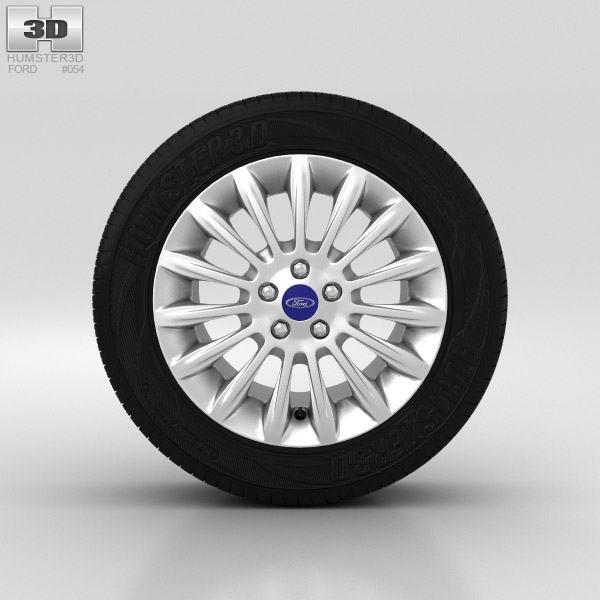 Ford S Max Wheel 17 inch 001 3D model