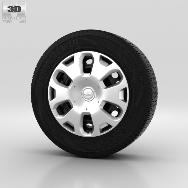Ford Tourneo Connect Wheel 15 inch 001 3d model