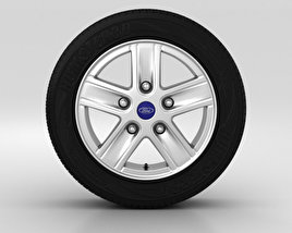 Ford Transit Колесо 16 дюймів 001 3D модель