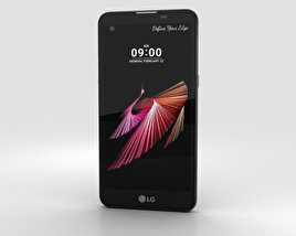 LG X Screen 黑色的 3D模型