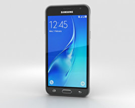 Samsung Galaxy J3 (2016) 黒 3Dモデル
