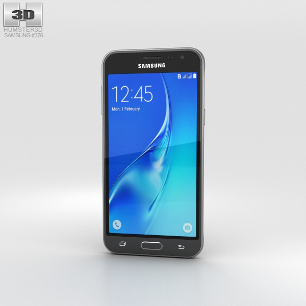 Samsung Galaxy J3 (2016) Black 3D model