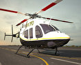 Bell 429 GlobalRanger Helicóptero de la policía Modelo 3D