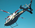 Bell 429 GlobalRanger Polizeihubschrauber 3D-Modell