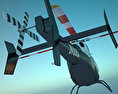 Bell 429 GlobalRanger Helicóptero da polícia Modelo 3d
