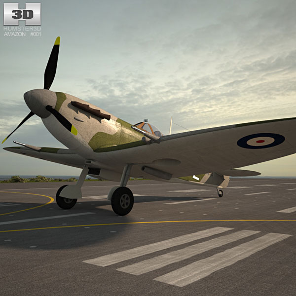 Supermarine Spitfire 3D модель
