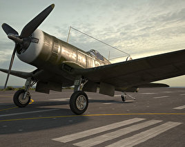 Vought F4U Corsair 3D model