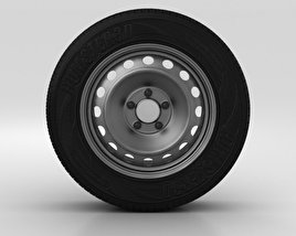 Hyundai Elantra Wheel 15 inch 001 3D model