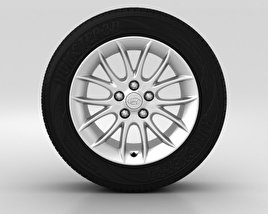 Hyundai Genesis Wheel 17 inch 001 3D model