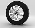 Hyundai Santa Fe Wheel 17 inch 001 3d model
