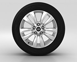 Hyundai Santa Fe Wheel 18 inch 001 3D model