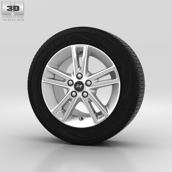 Hyundai i30 车轮 17 英寸 002 3D模型