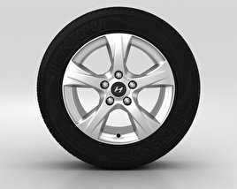 Hyundai i40 Jante 16 pouces 001 Modèle 3D