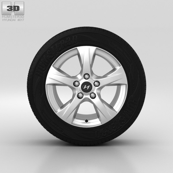 Hyundai i40 Wheel 16 inch 001 3D model