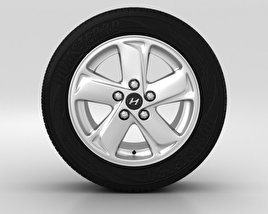 Hyundai ix35 Ruota 16 pollici 001 Modello 3D