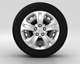 Hyundai ix35 Wheel 17 inch 002 3D model