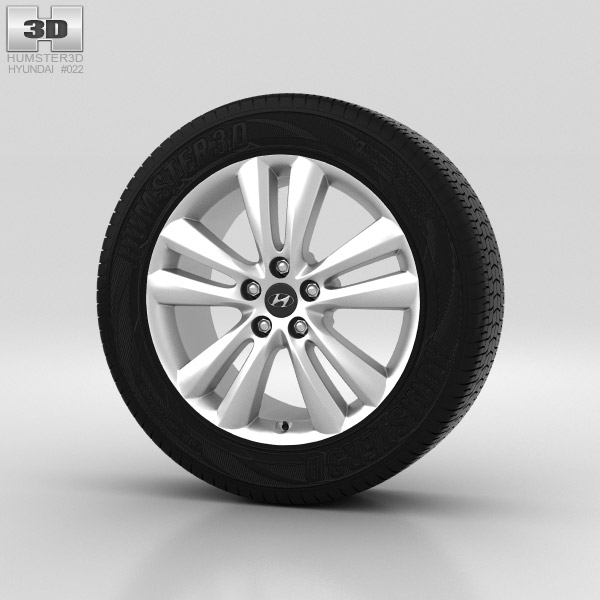 Hyundai ix35 Wheel 18 inch 001 3d model