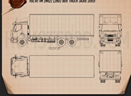 Truck Blueprint 3d Models Download Hum3d