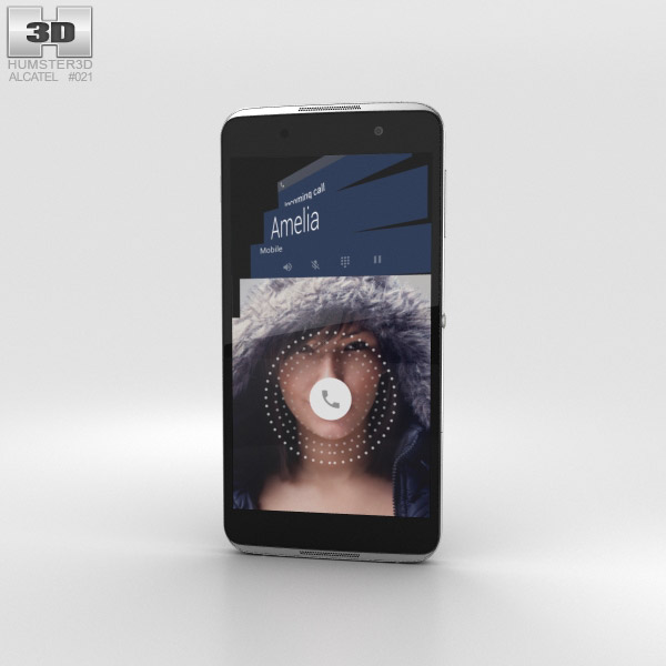 Alcatel Idol 4 Metal Silver Modelo 3d