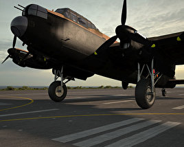 Avro Lancaster 3D model