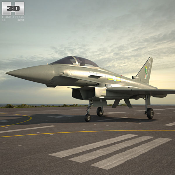 Eurofighter Typhoon 3D model