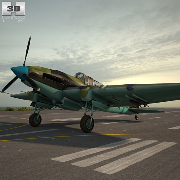 Ilyushin Il-2 Šturmovik Modello 3D