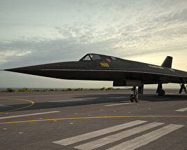 Lockheed SR-71 Blackbird 3D model