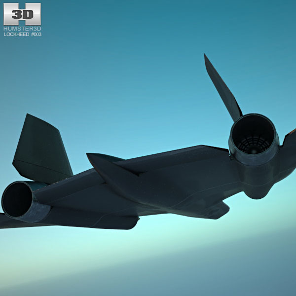 Lockheed SR-71 Blackbird 3D model - Aircraft on Hum3D