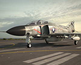 McDonnell Douglas F-4 Phantom II Modelo 3d