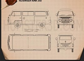 Volkswagen blueprint Download - Hum3D